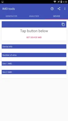 IMEI tools [ Checker, generator and analyser ] android App screenshot 0